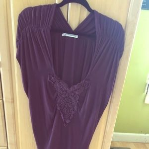Dark Burgundy sleeveless top